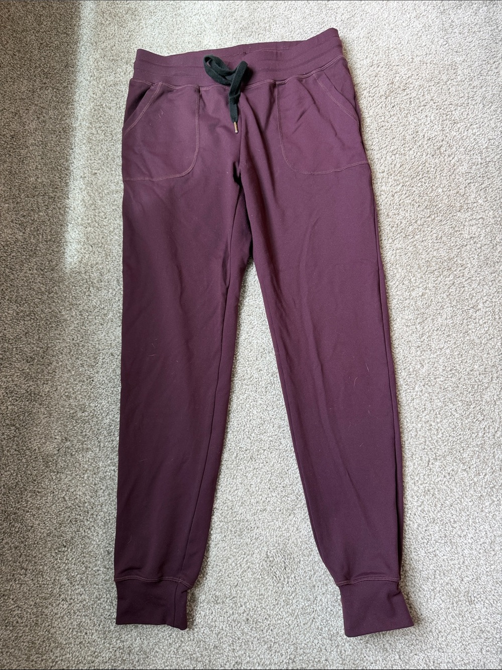 ZYIA Women's Burgundy Track Joggers